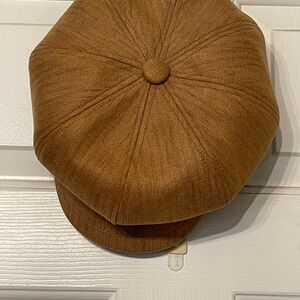 Classic Brown Newsboy Cap